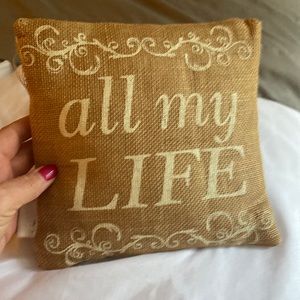 Smaller decorative pillow
